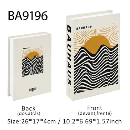 Bauhaus Decorative Hollow Books - Store anything inside a Secret book
