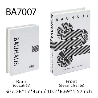 Bauhaus Decorative Hollow Books - Store anything inside a Secret book