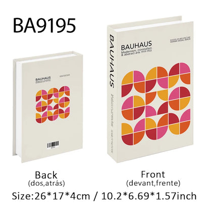 Bauhaus Decorative Hollow Books - Store anything inside a Secret book